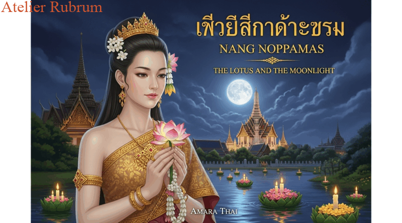 タイの古典『タムラップ・タオ・シーチュラーラック』通称『ナーング・ノッパマートの書』について⑤ 以前生成して掲載したノッパマートと少しちがいますが許してください。